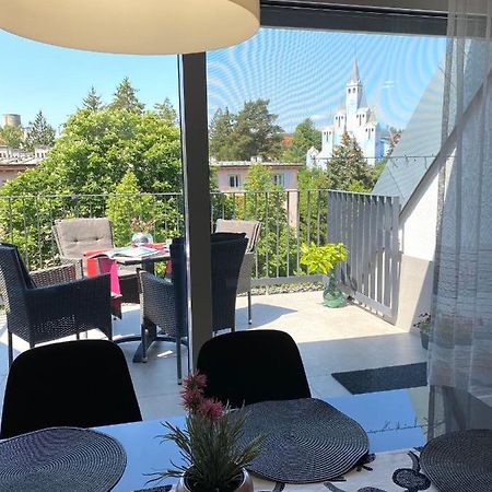 Atrium Apartman Heviz Mit Panoramaterrasse Und Tiefgarage ภายนอก รูปภาพ